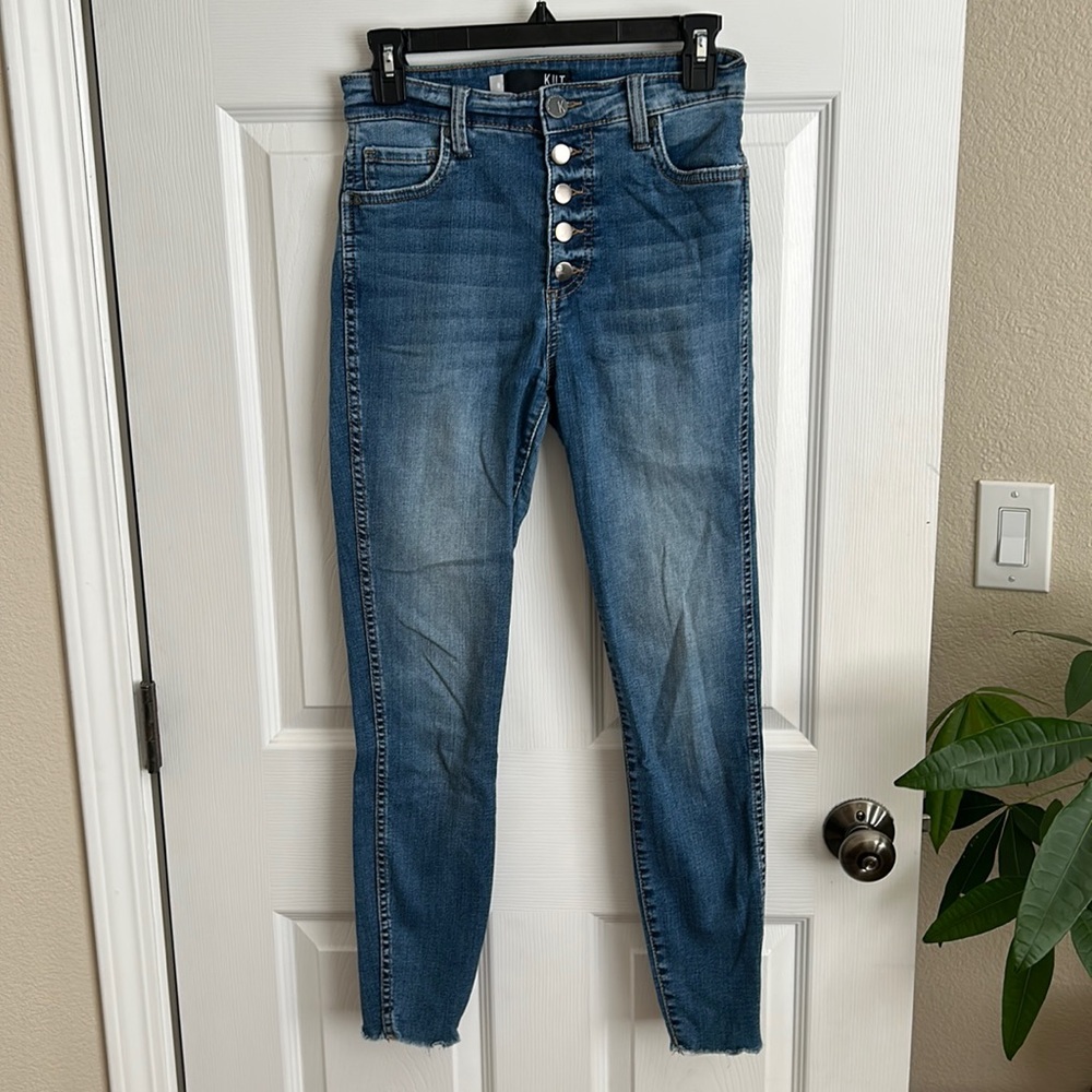 Kut From the Kloth High Rise Ankle Jeans